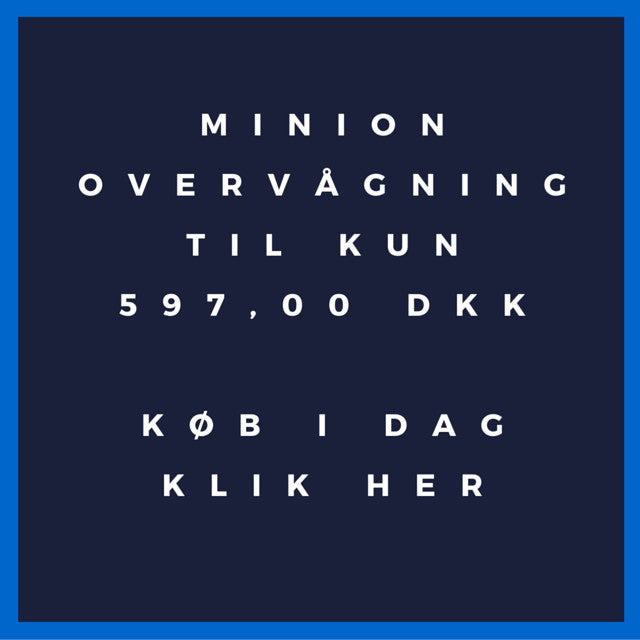 Få styr på børneværelset med et Minion Overvågningskamera til kun 597,00 DKK!